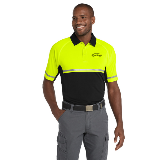 Lightweight Snag-Proof Enhanced Visibility Polo