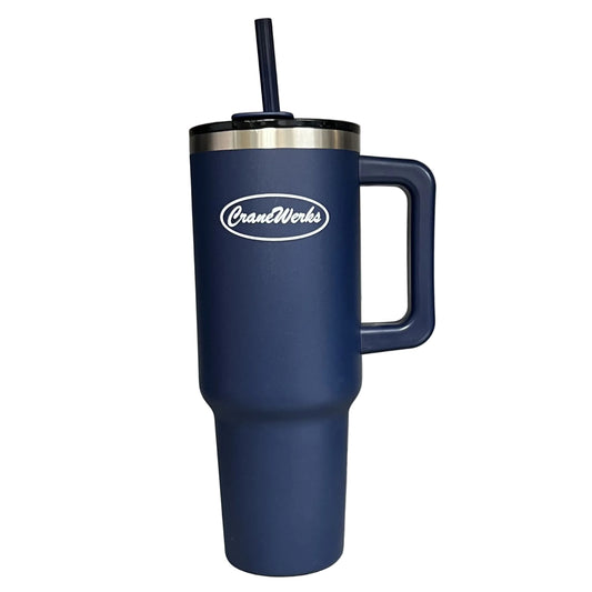 40 oz. Pinnacle Stainless Steel Tumbler with Straw
