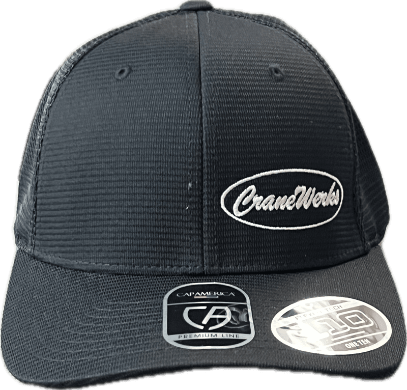 Black FlexFit Ribbed Trucker Cap