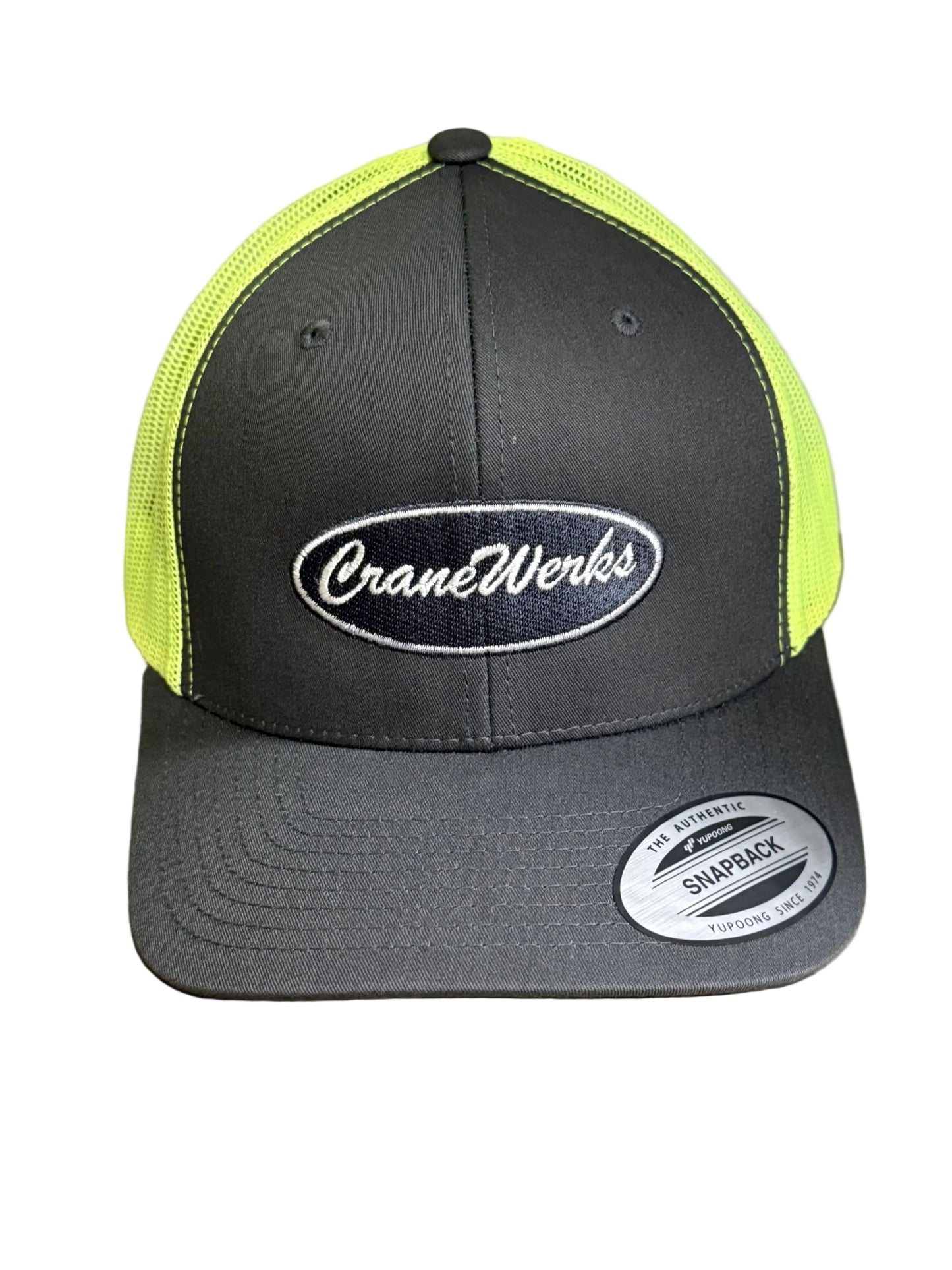 Neon/Gray CraneWerks Hat