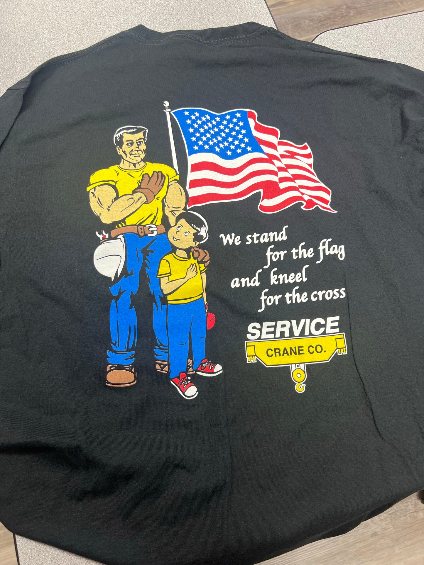 Service Crane We've Got Your Back T-Shirt