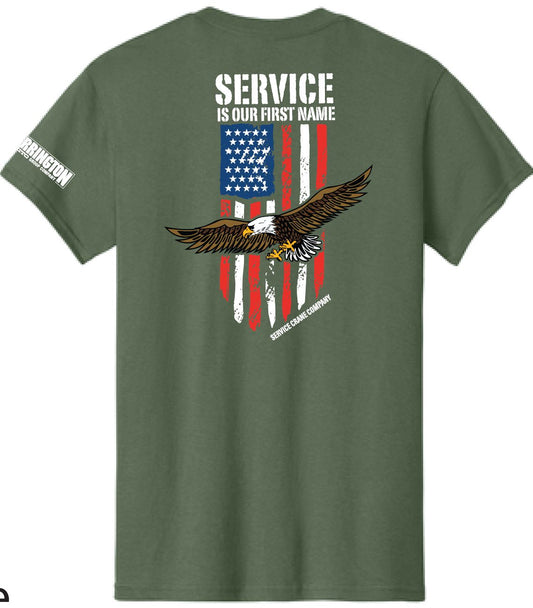 Service Crane Steel Eagle T-Shirt
